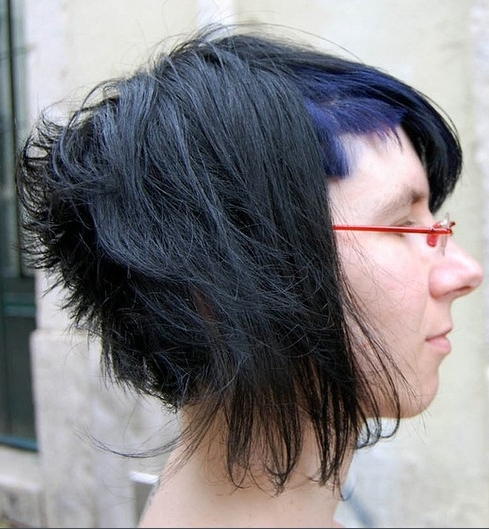 asymetryczne fryzury krótkie uczesanie damskie zdjęcie numer 95A